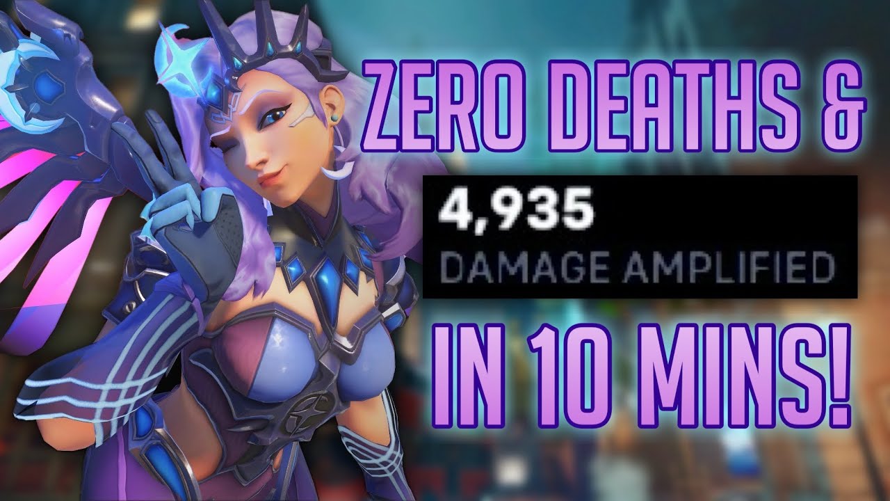 CRAZY Stats in Just 10 Minutes!: Mercy Gameplay - Overwatch 2