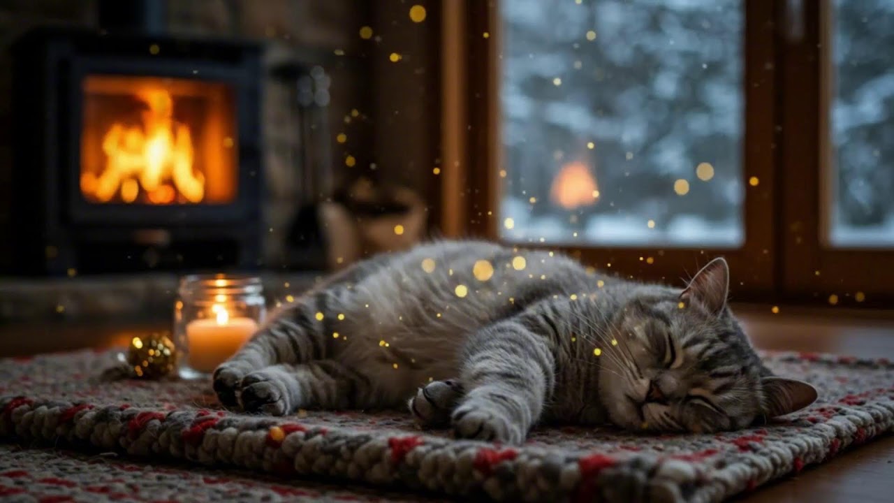 Music For Cats With Anxiety 😻 432Hz Calming Sounds And Cozy Ambience For Sleep