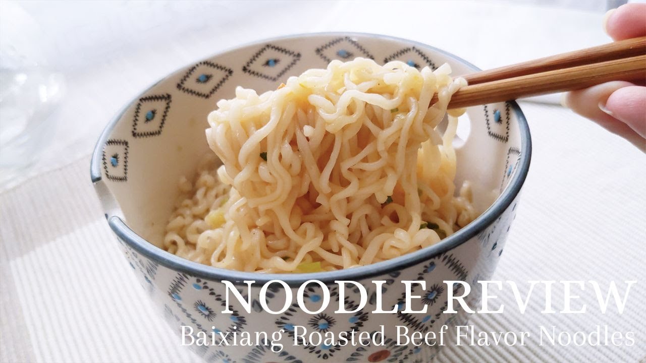 Baixiang Instant Noodles Review - Artificial Roasted Beef Flavor