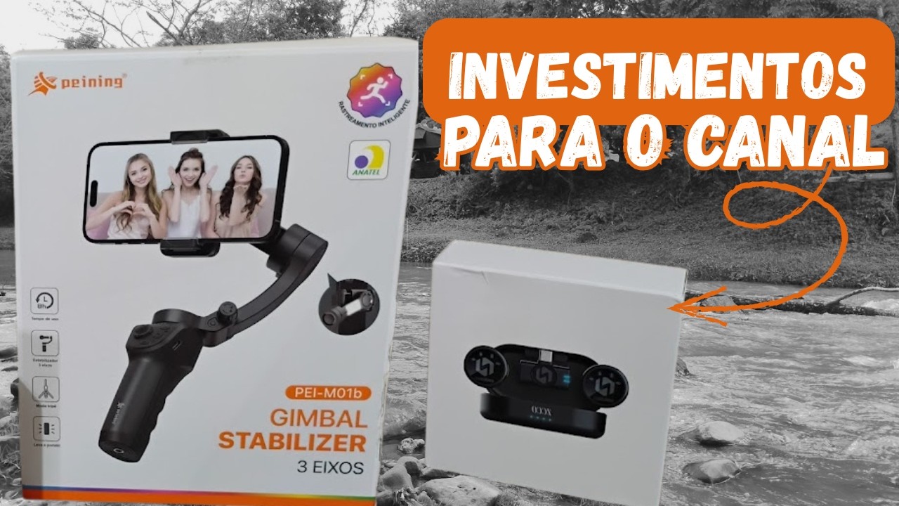 INVESTIMOS NO CANAL! Nosso NOVO KIT DE GRAVAÇÃO (Áudio e Vídeo)