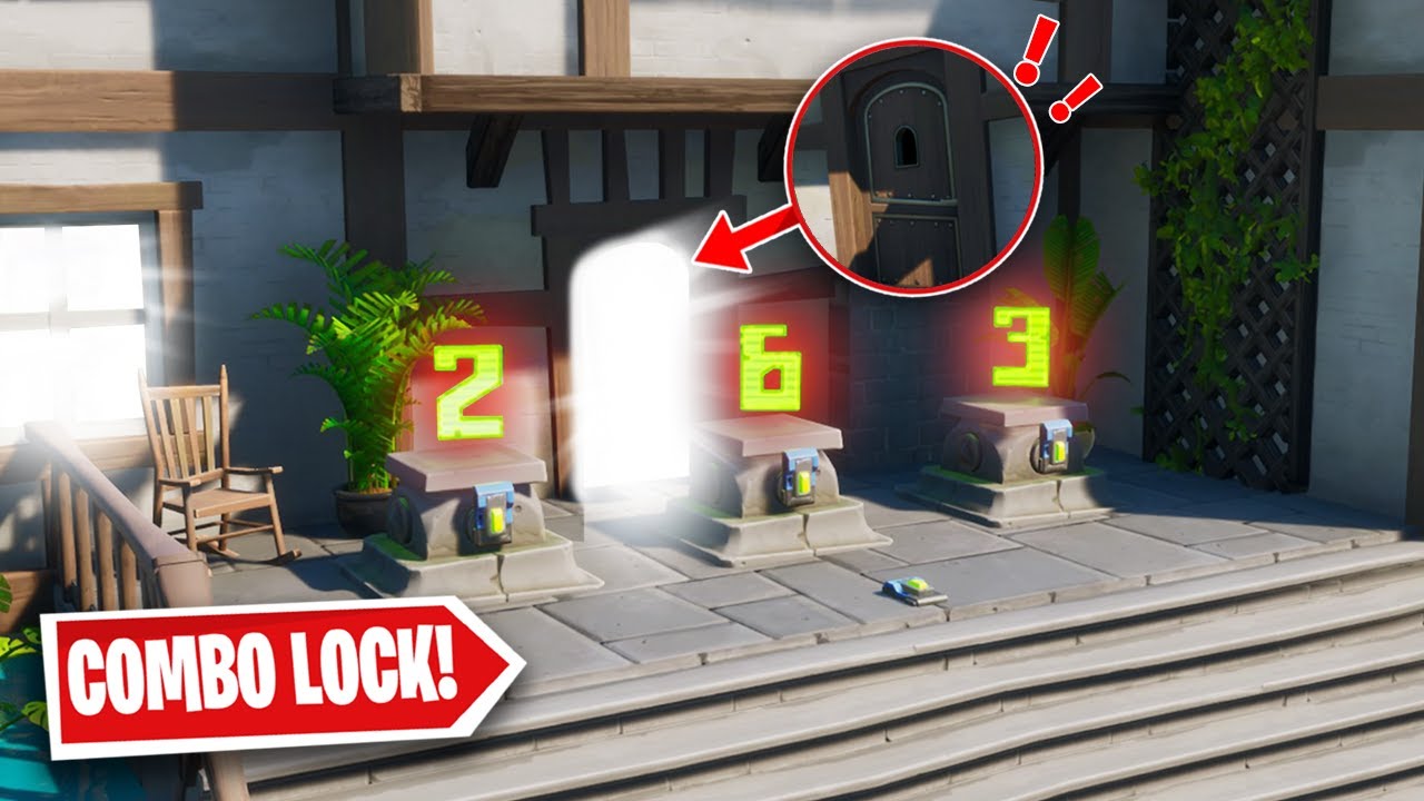 *NEW* and Improved COMBINATION LOCK in Fortnite Creative!