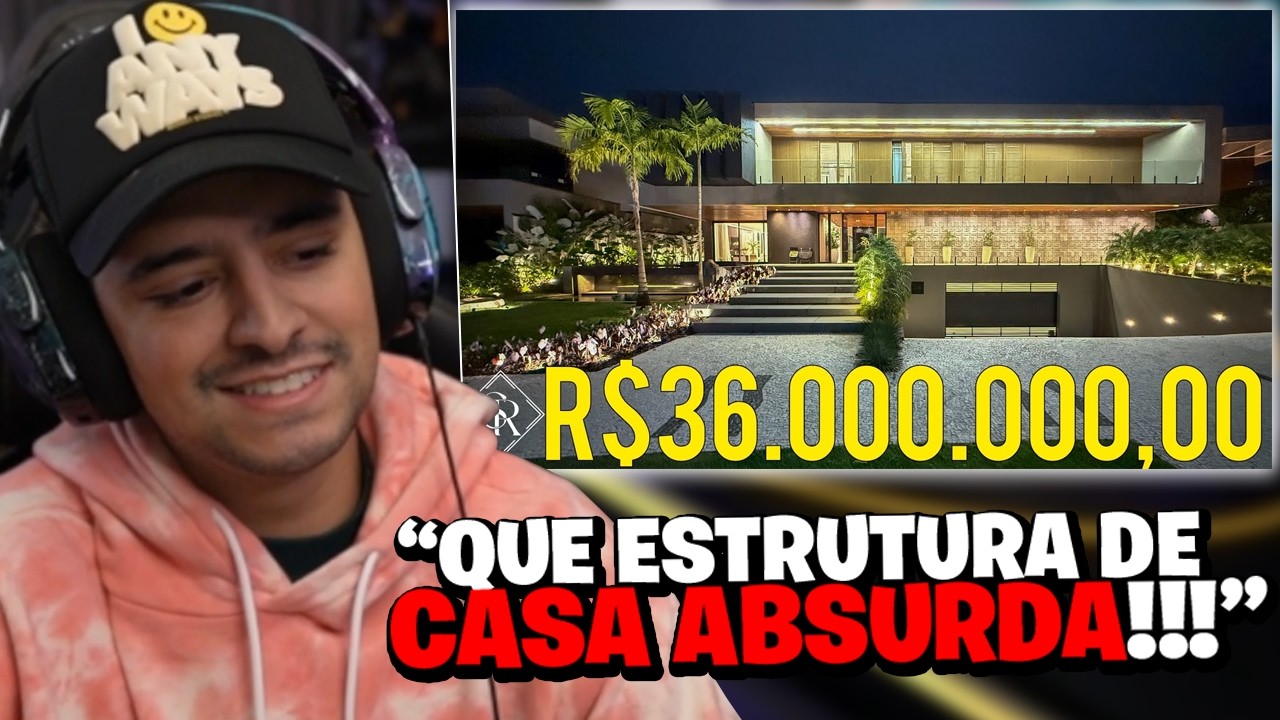 Coringa reagindo Mansão-Resort com pista de boliche e cinema privativo na Riviera
