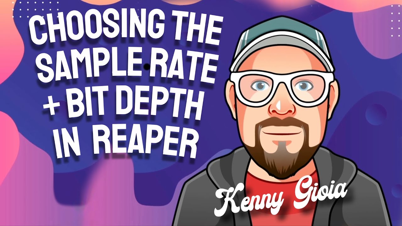 Выбор частоты дискретизации и битовой глубины в REAPER