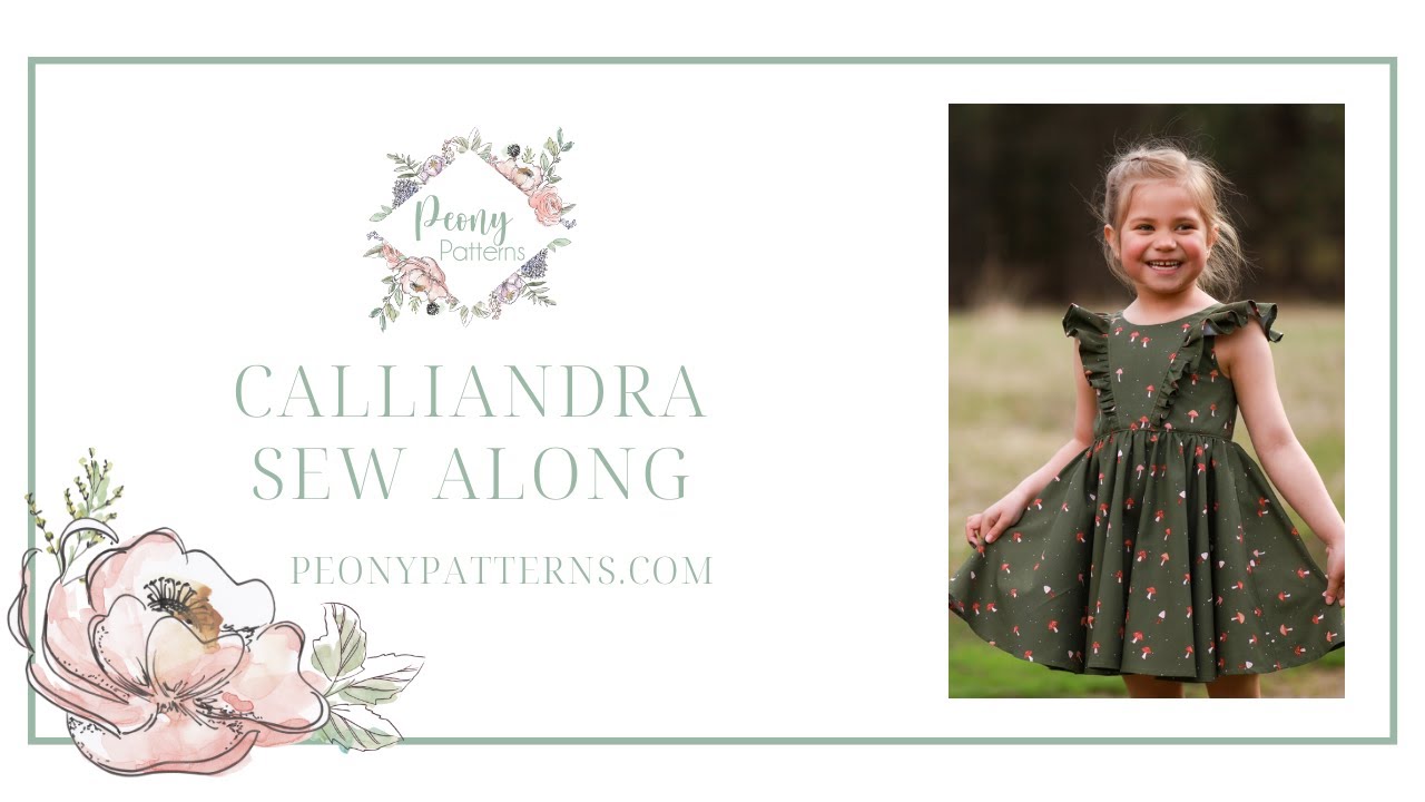 Peony Patterns Calliandra Dress Sew Along