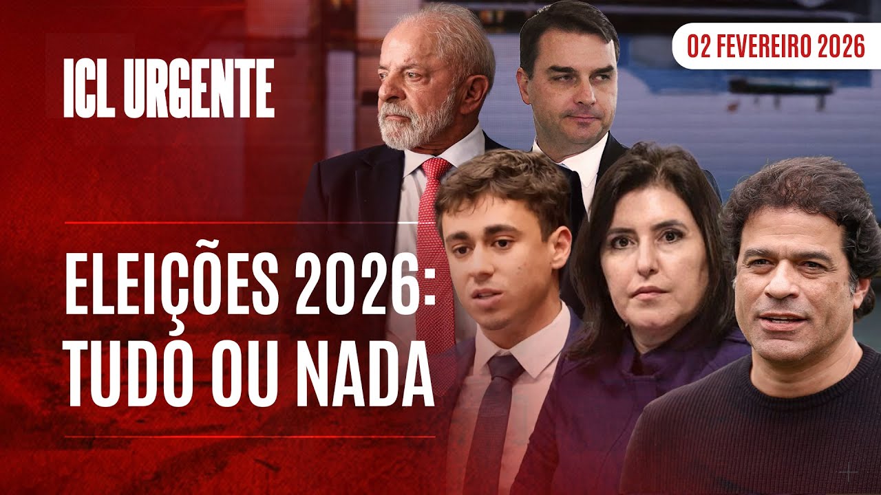 ICL URGENTE  - 02/02/26 - LULA E FAMÍLIA BOLSONARO LANÇAM NOVAS ARTICULAÇÕES NAS DISPUTAS ESTADUAIS