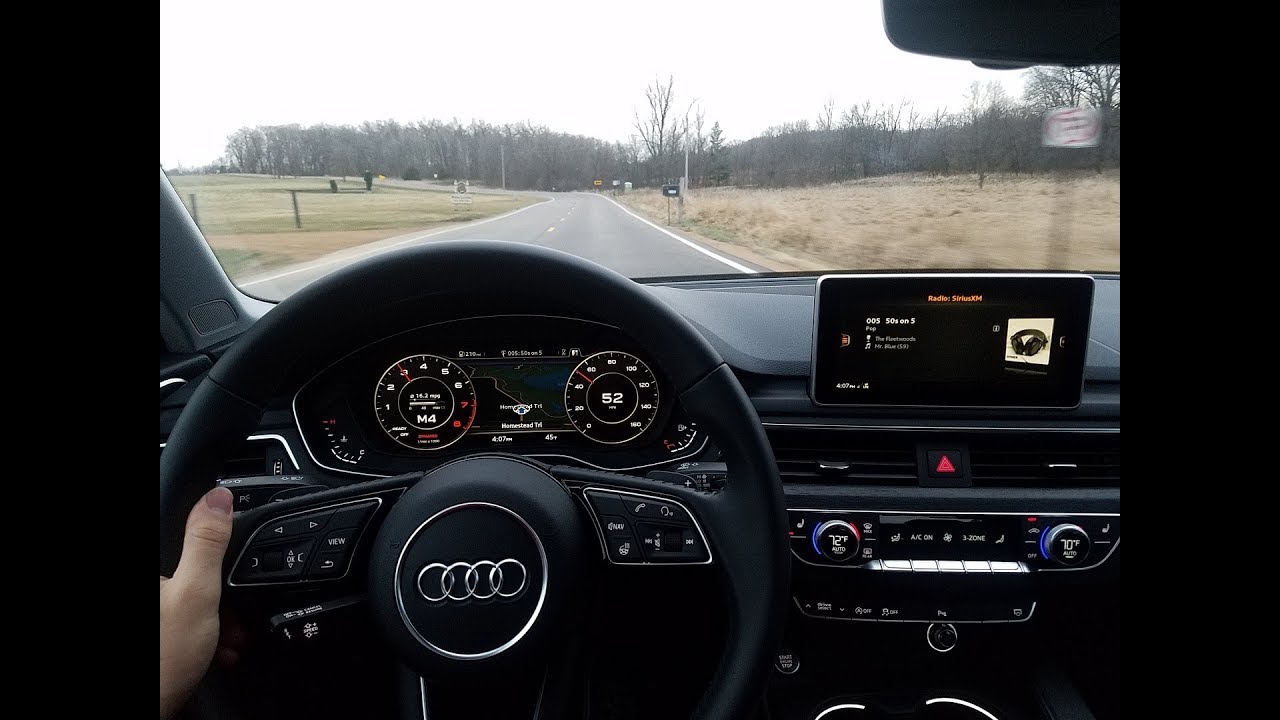 2018 Audi A4 S-Line Quattro - Acceleration, Driving and Tour