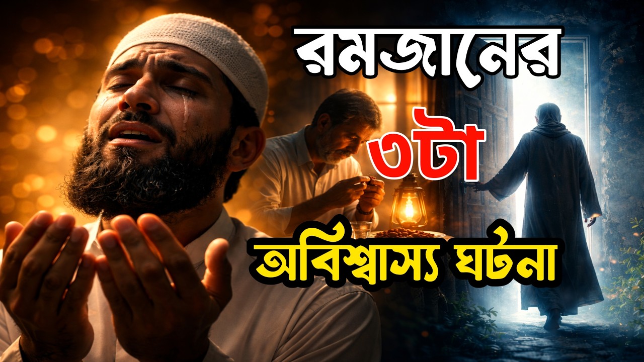 রমজানের রাতে কী ঘটেছিল? | ৩টি হৃদয় ছুঁয়ে যাওয়া ইসলামিক গল্প #islam 