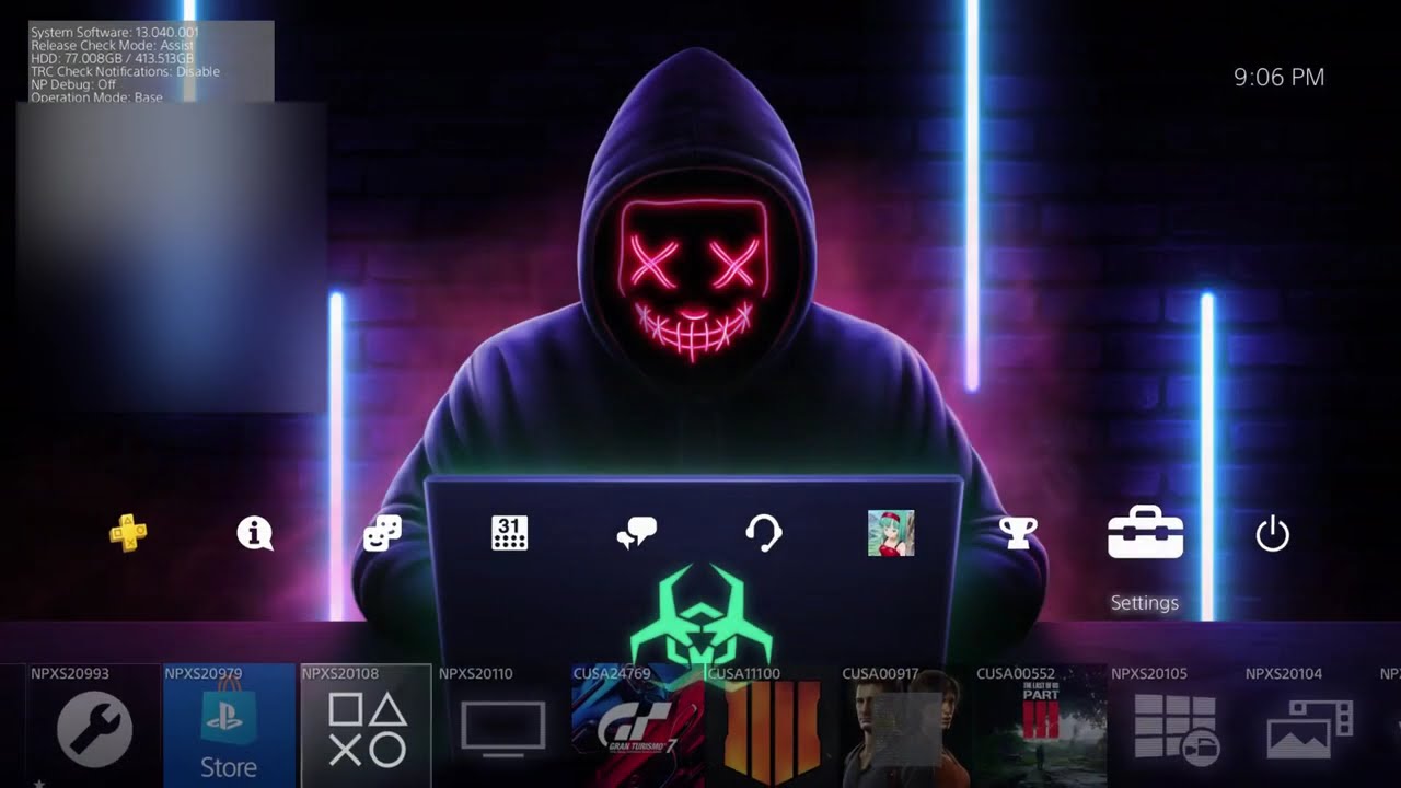 PS4 13.04 Online Debug Settings | No GoldHEN/No Jailbreak (DevKit)