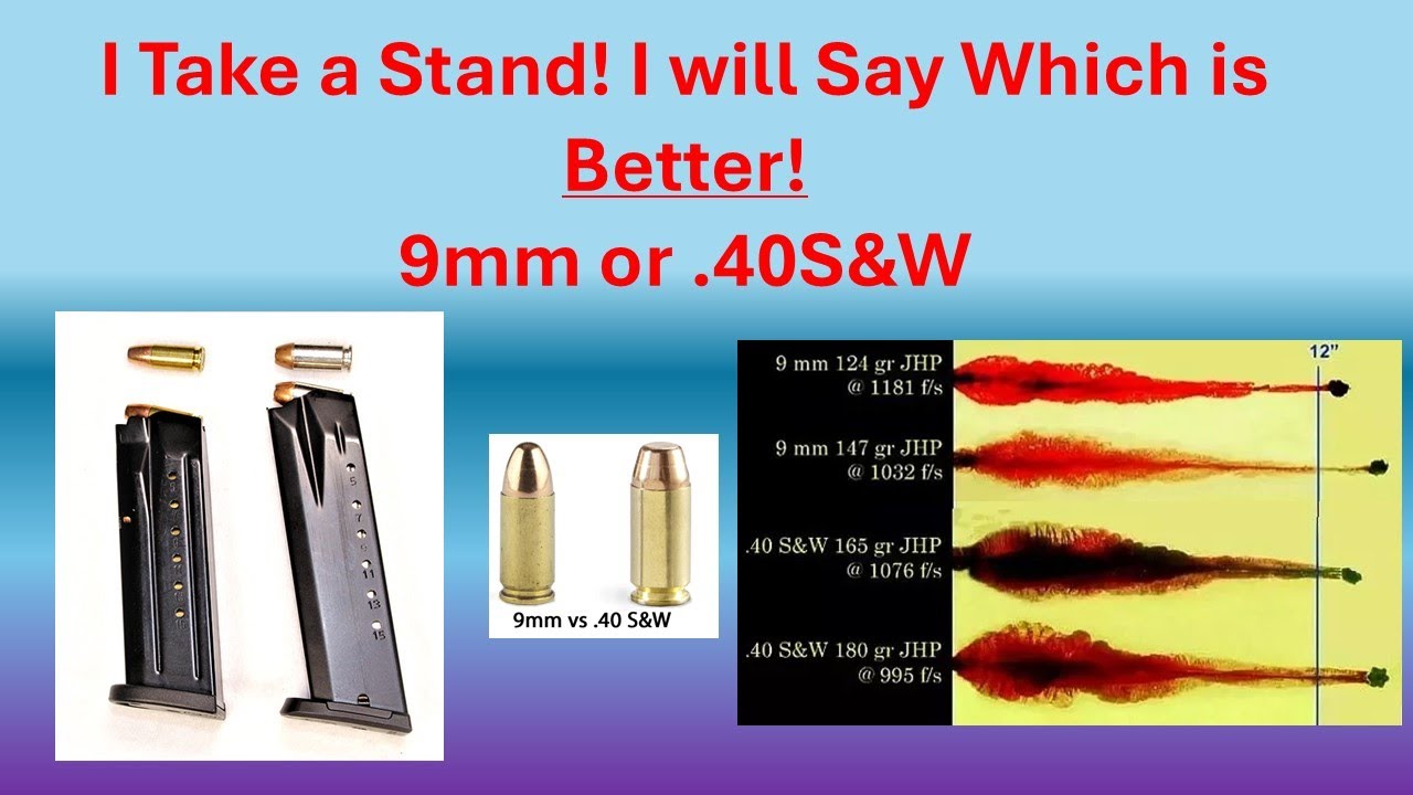 Дискуссия о пулях 9 мм и .40 S&W, которую вы хотели бы обсудить!