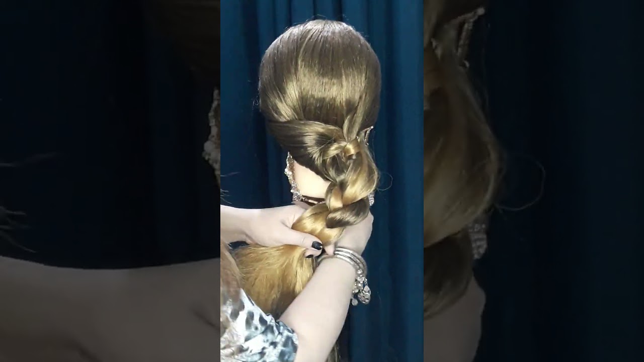 Unique hairstyle😍❤🤗 #shorts #uniquehairstyle #hairtutorial