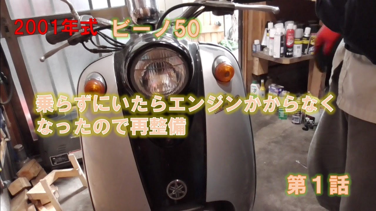 乗らずにいたらエンジンかからなくなったので再整備