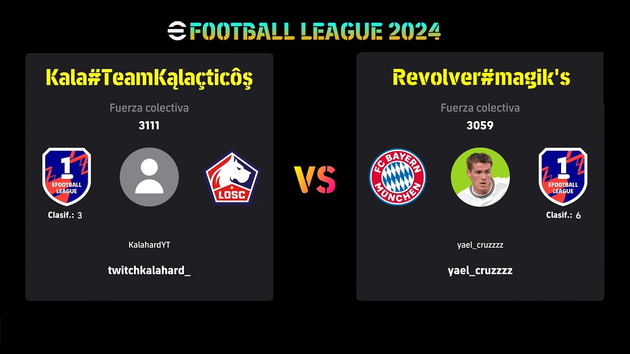EFOOTBALL&trade; 2024 | KALAHARD (RANK 3) VS YAEL_CRUZZZZ (RANK 6) | EFOOTBALL LEAGUE 2024