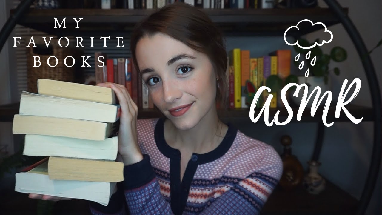 ASMR | My Favorite Books 📚 &bull; Whispers &bull; Rain &bull; Page Turning &bull; Reading &bull; Tapping