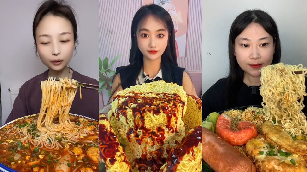 [ Mukbang ASMR ] 18X Spicy Massive Ramen Noodles Challenge 🔥 Korean Spicy Ramen Seafood Eating Show