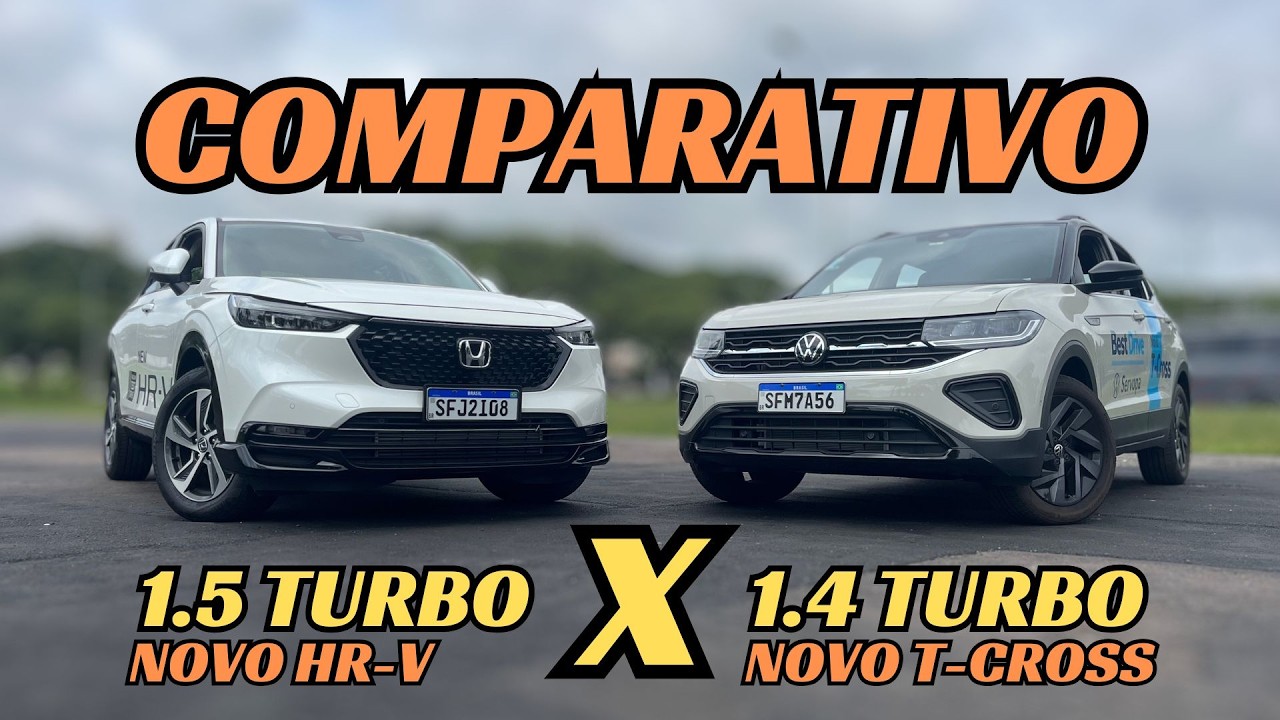 NOVO T-Cross vs NOVO Honda HRV: Parecidos ou distintos?