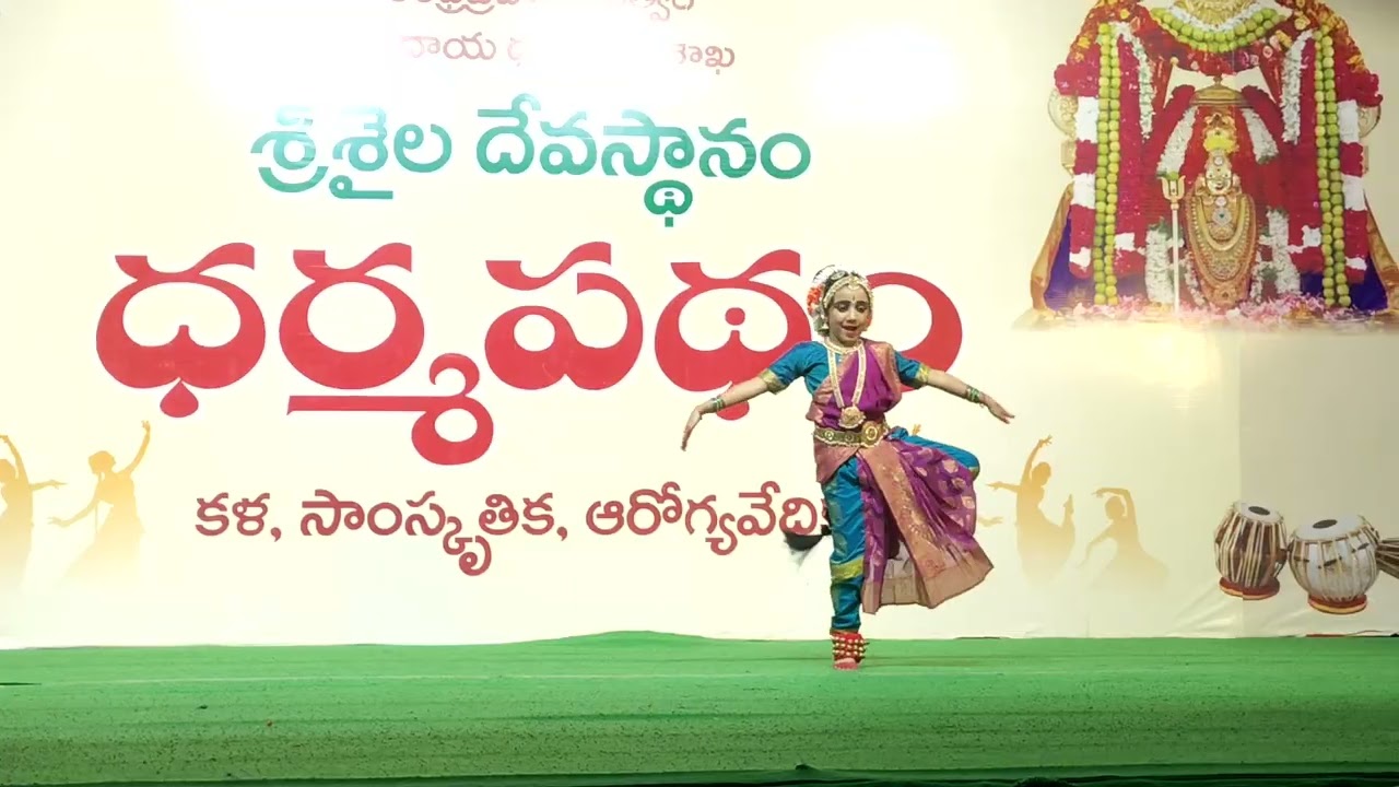 Manognya's performance at Srisailam on 21 Feb 2026. #Srimanjunatha #mahapranadeepam