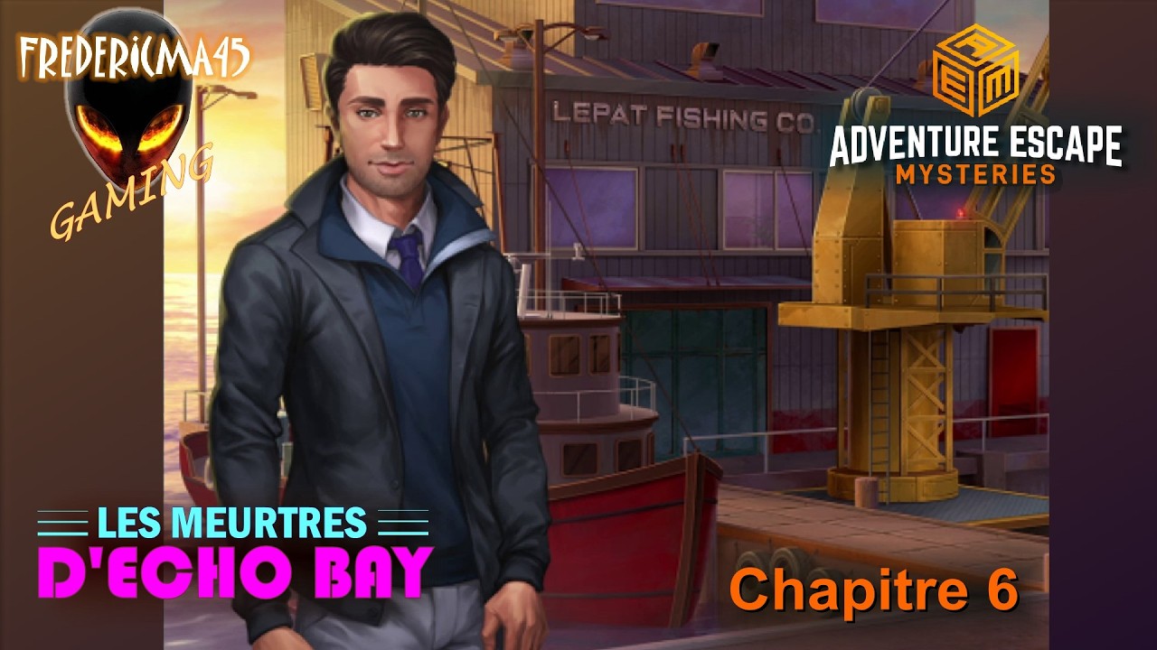 Adventure Escape Mysteries LES MEURTRES D'ECHO BAY [FR] Chapitre 6 (Jeu Gratuit sur Steam)