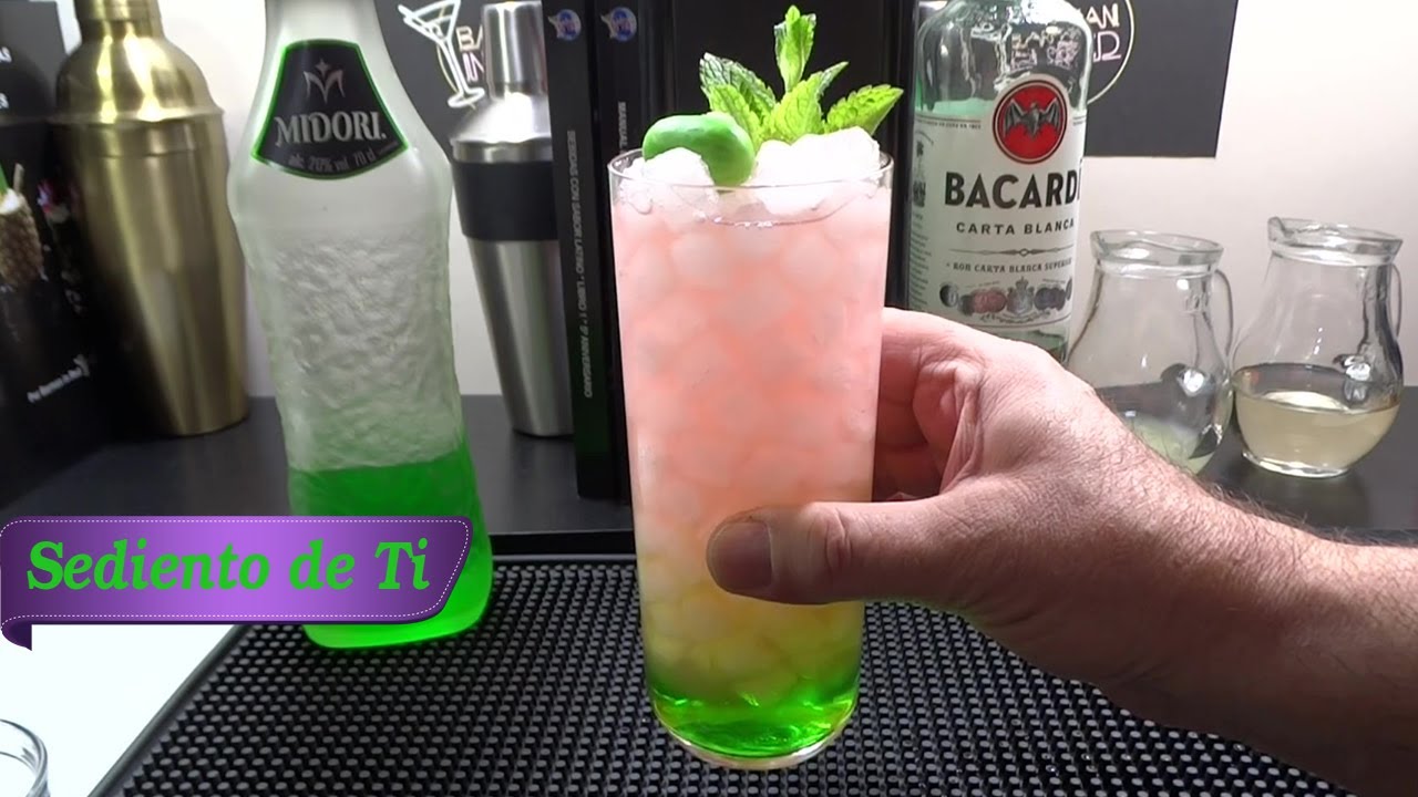 SEDIENTO DE TI # un coctel con RON refrescante y frutal