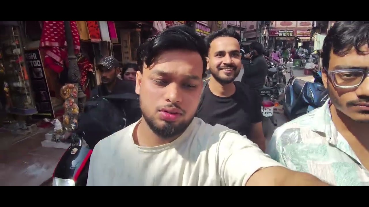 “First Morning in Kashi: Walking to the Ghat for Holy Bath”