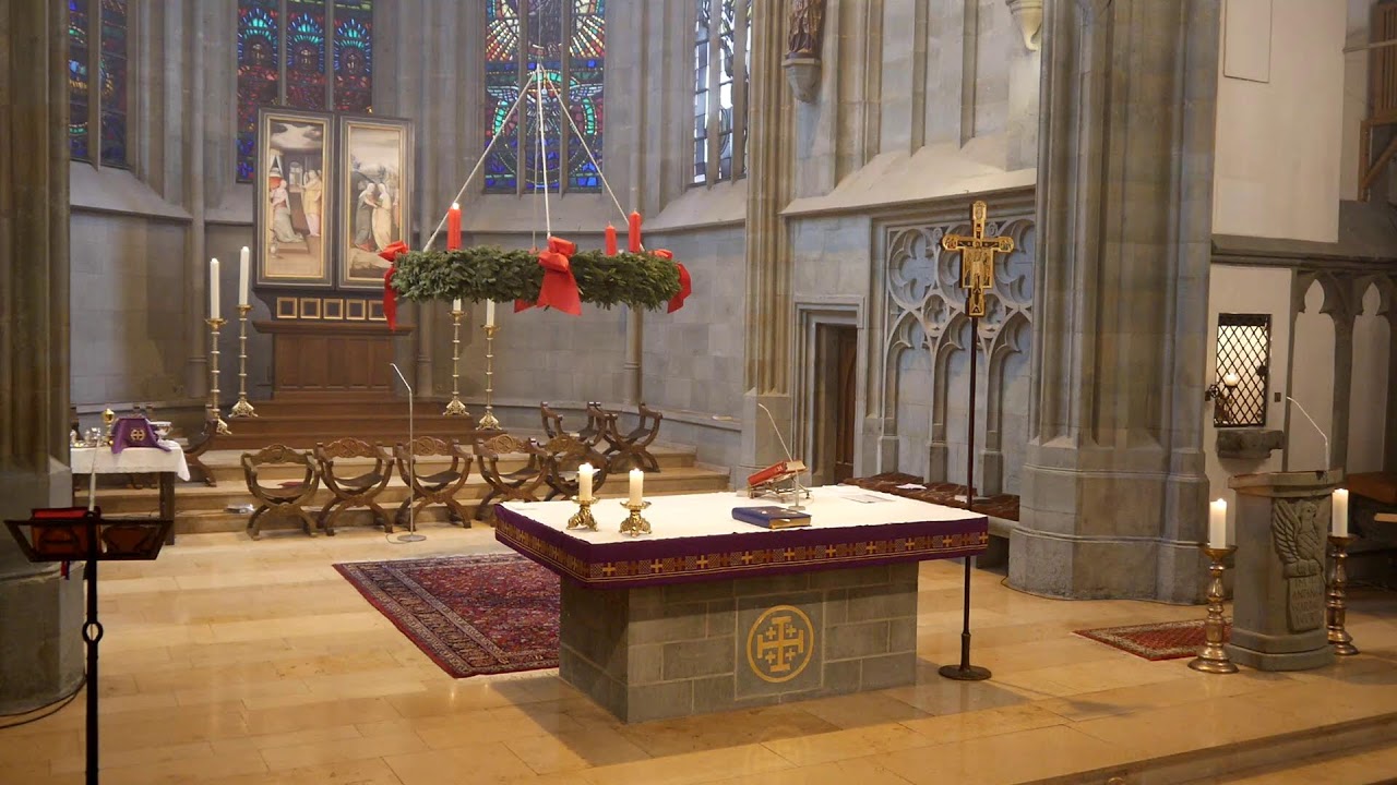lat. Choralamt zum 1. Adventsonntag mit der Schola („Ad te levavi“ – Zu Dir erhebe ich meine Seele).