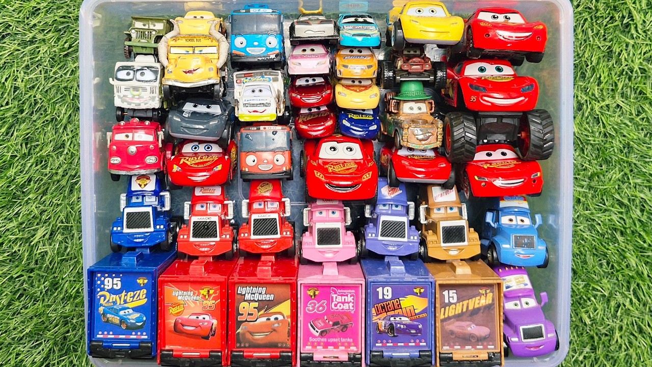 Disney Pixar Cars Unboxing Review | Lightning McQueen, Tow Mater, Doc Hudson, Sally Carrera, Mack