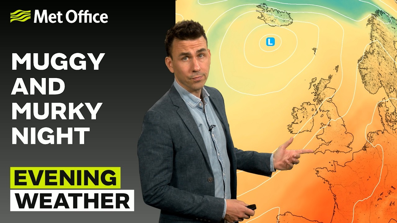 18.06.2026 &mdash; Дожди на севере &mdash; Вечерний прогноз погоды в Великобритании &mdash; Met Office Weather