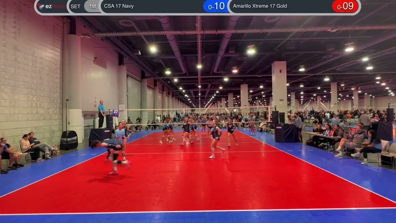 CSA 17 Navy vs Amarillo Xtreme 17 Gold, 2026-03-16, Day 1, Match 1, 1st Set