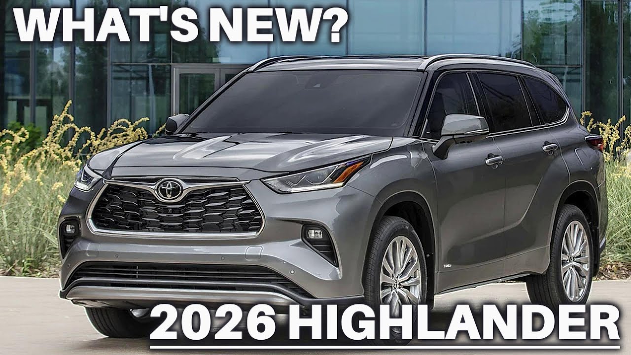 Toyota только что внесла ОГРОМНЫЕ изменения в модель Highlander 2026 года!
