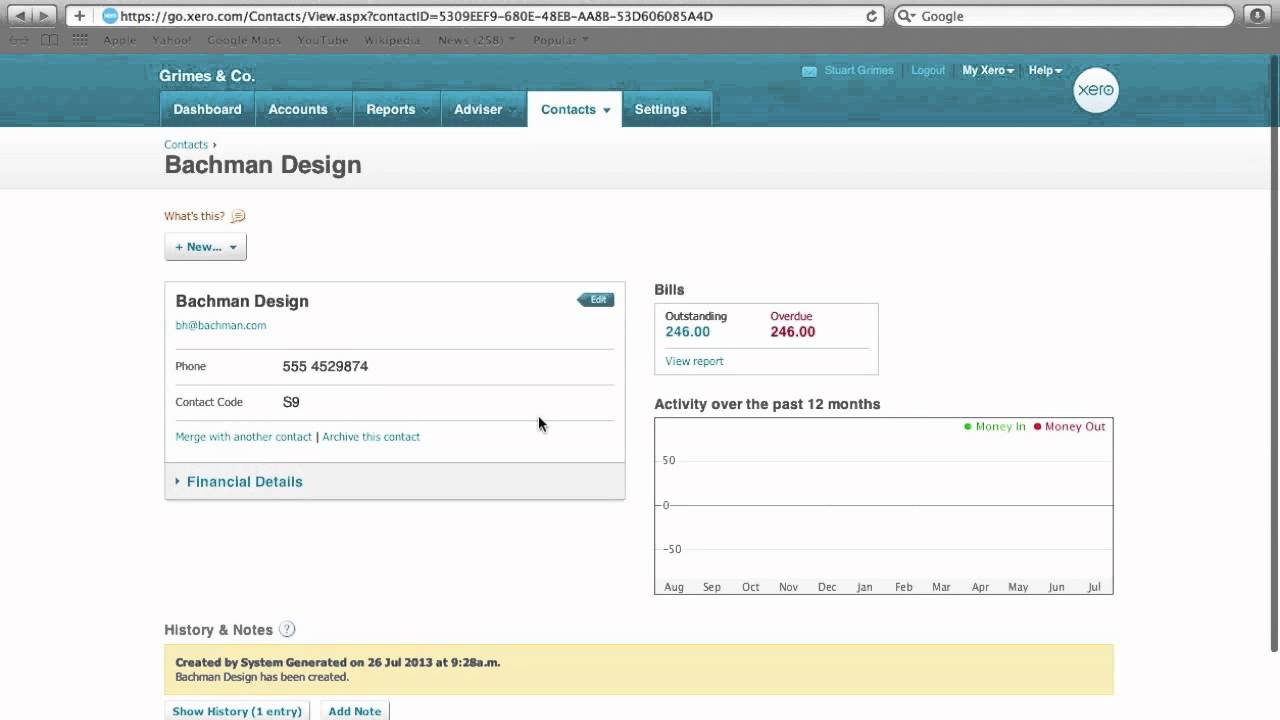 Xero Integration