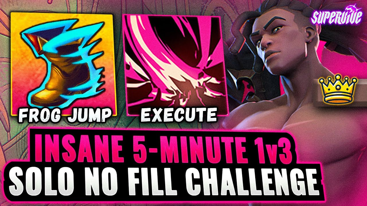 Insane Solo No Fill Challenge: Winning 1v3 Fights in SUPERVIVE