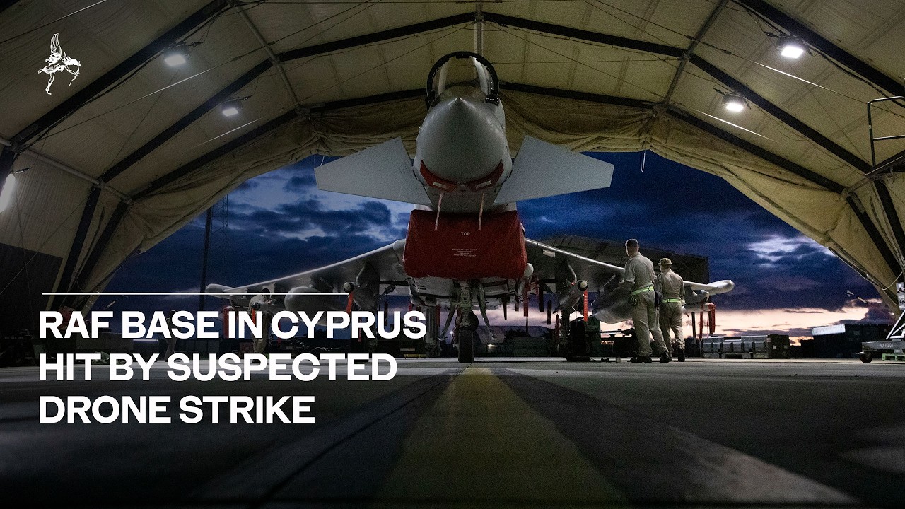 RAF base in Cyprus hit by suspected drone strike as Britain drawn into escalating Iran war