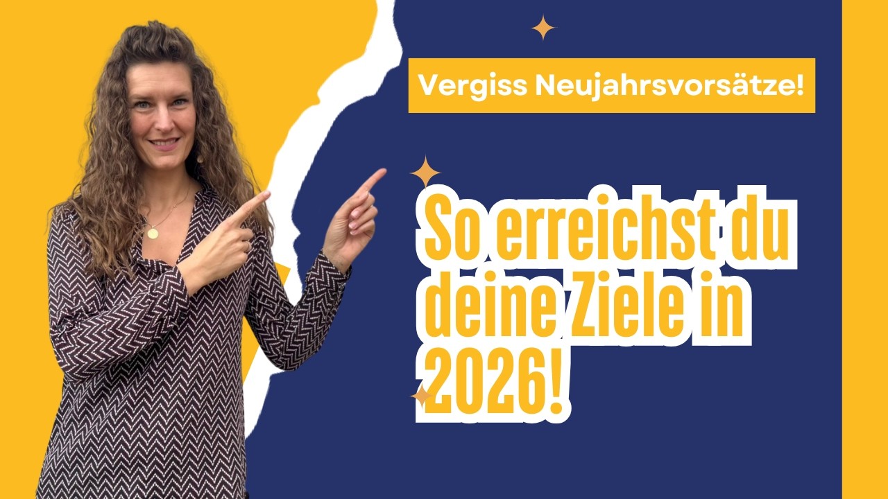 Deine Neujahrvorsätze scheitern jedes Jahr? 2026 ändert sich das.