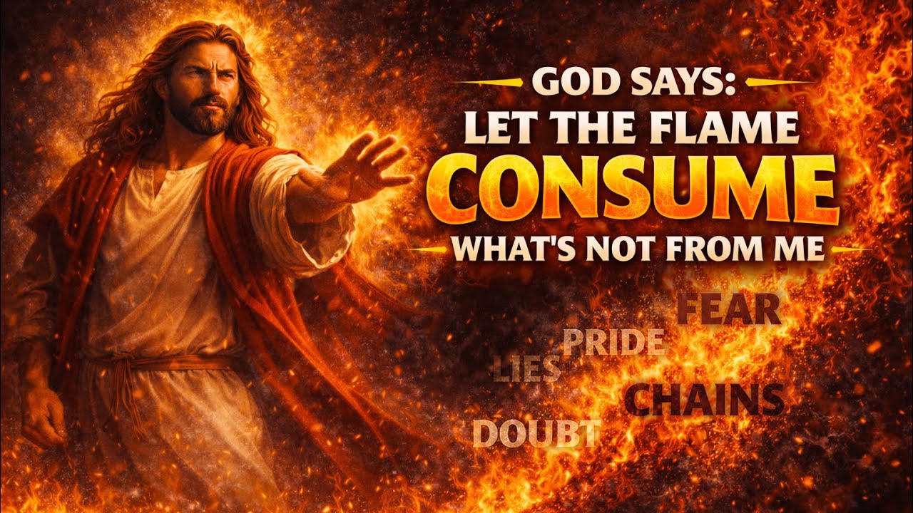 God Says: Let the Flame Consume What Was Not From Me | Prophetic Fire Messages