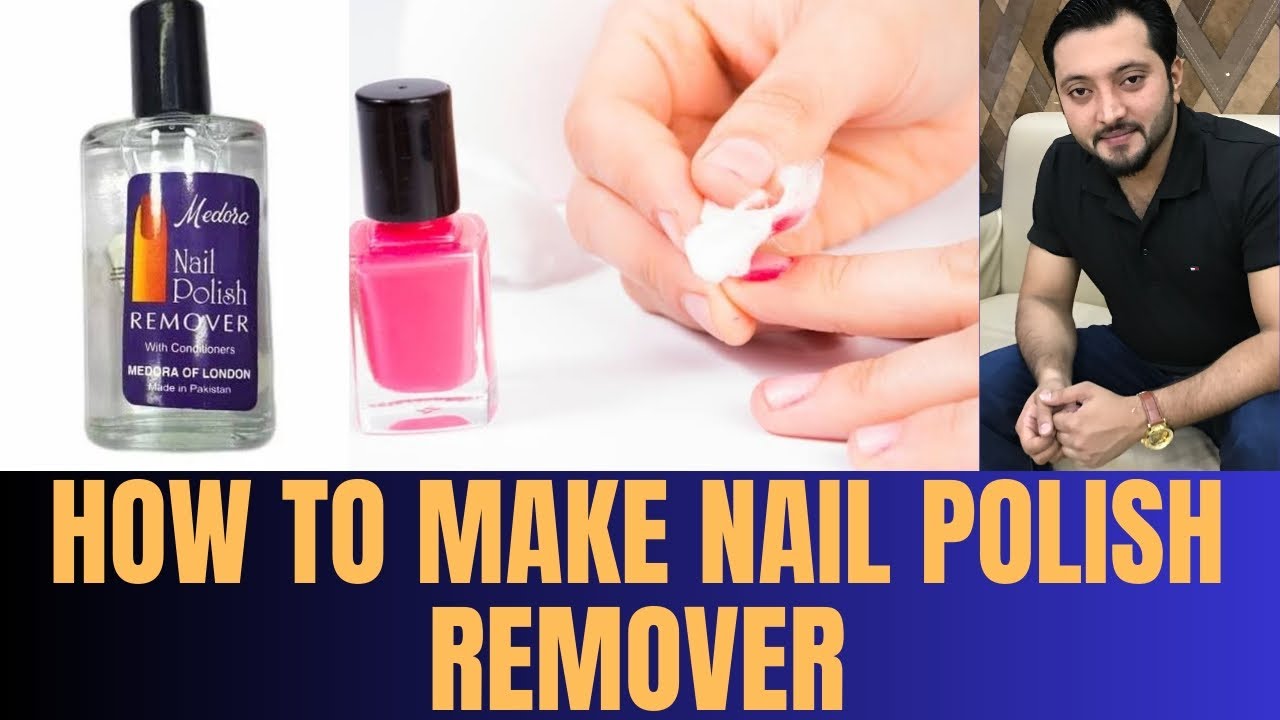 How to make Nail polish remover at home | How to make nail polish remover with 2 ingredients | DIY .