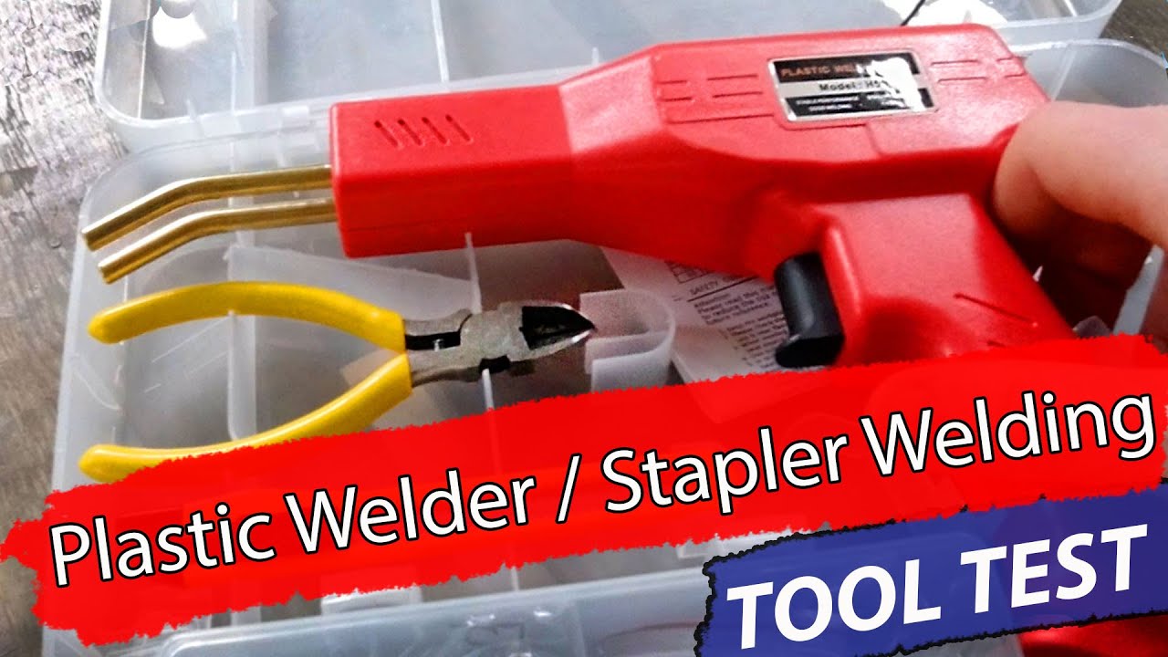 TOOL test: Plastic Welder - Hot stapel welding - Bumper Repair - Welding Machine Gun - Bildilla Mag
