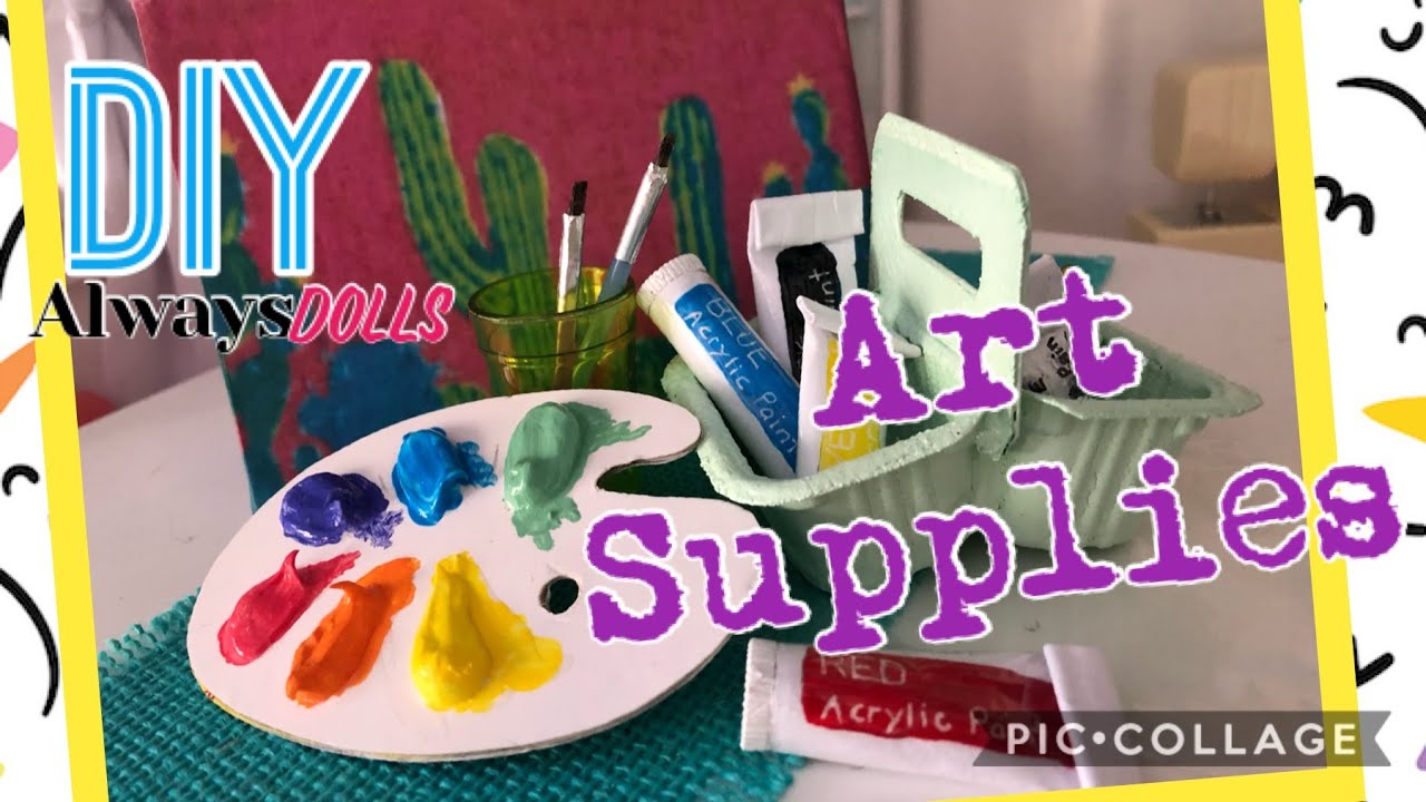 DIY American Girl Art Supplies Set