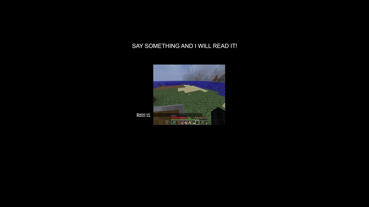 PLAYING MINECRAFT LIVE