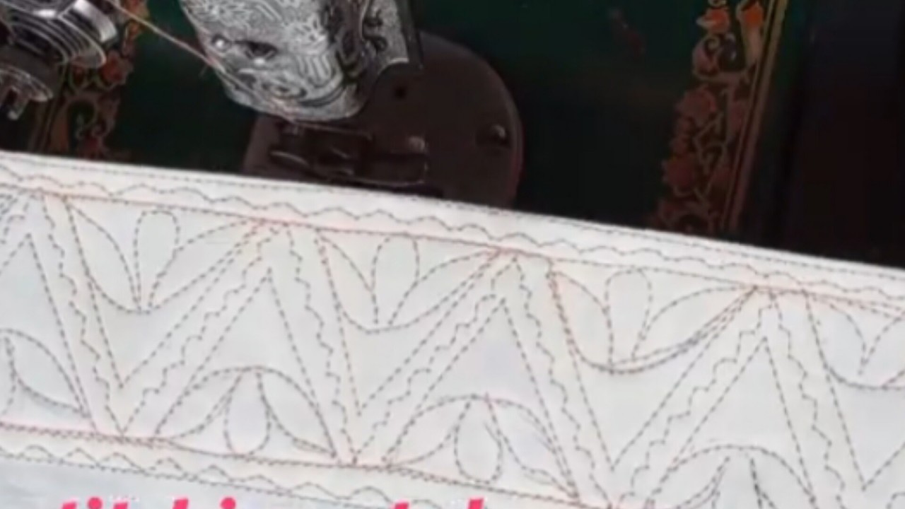 2 step se banaye ye design|| beautiful paoche design|| Tana stitching style