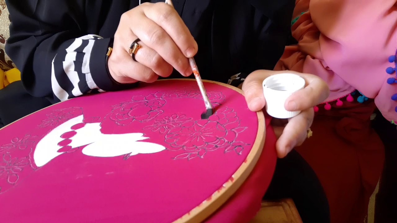 طريقة الرسم على الجلابة المغربية (فكرة جديدة) 🤗🖌