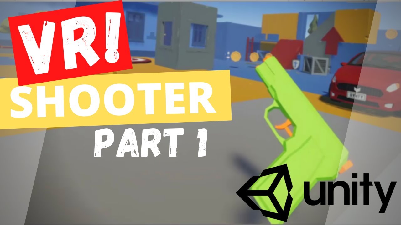 VR Shooter in Unity Tutorial! Let's Learn Virtual Reality. Part 1.