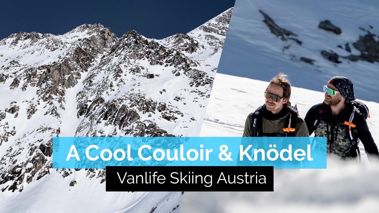 A Cool Couloir & Knödel | Vanlife Skiing Hintertux Austria