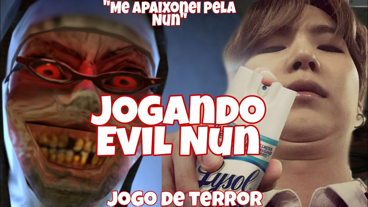 [REDUBLAGEM] -BTS YOONGI JOGANDO EVIL NUN (Jogo de terror)