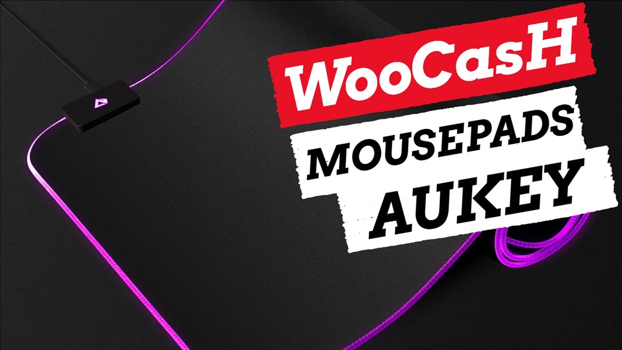 Aukey - Prezentacja pięciu podkładek w tym trzy RGB