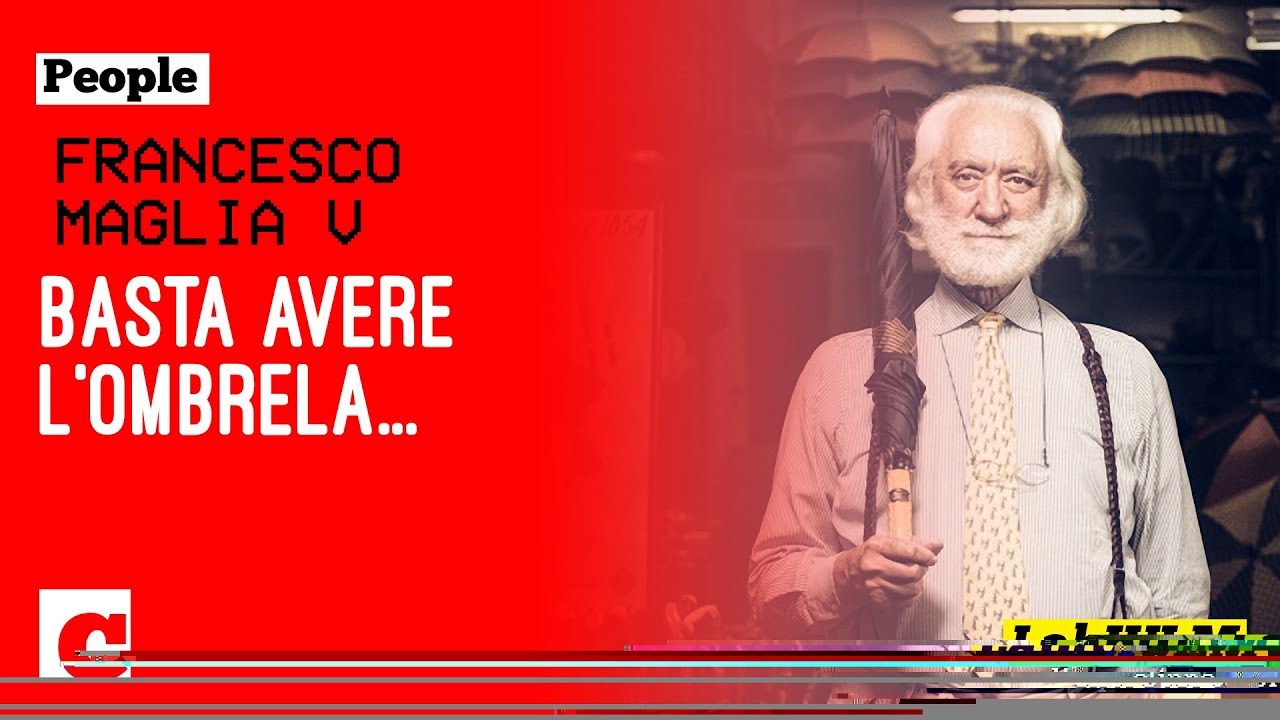 Francesco Maglia V, basta avere l'ombrela...