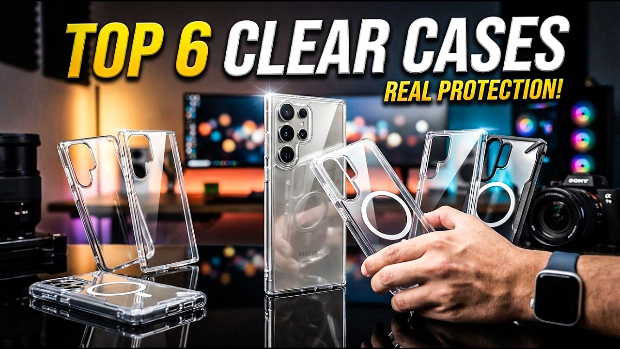 6 лучших прозрачных чехлов, которые действительно защитят ваш Galaxy S26 Ultra!