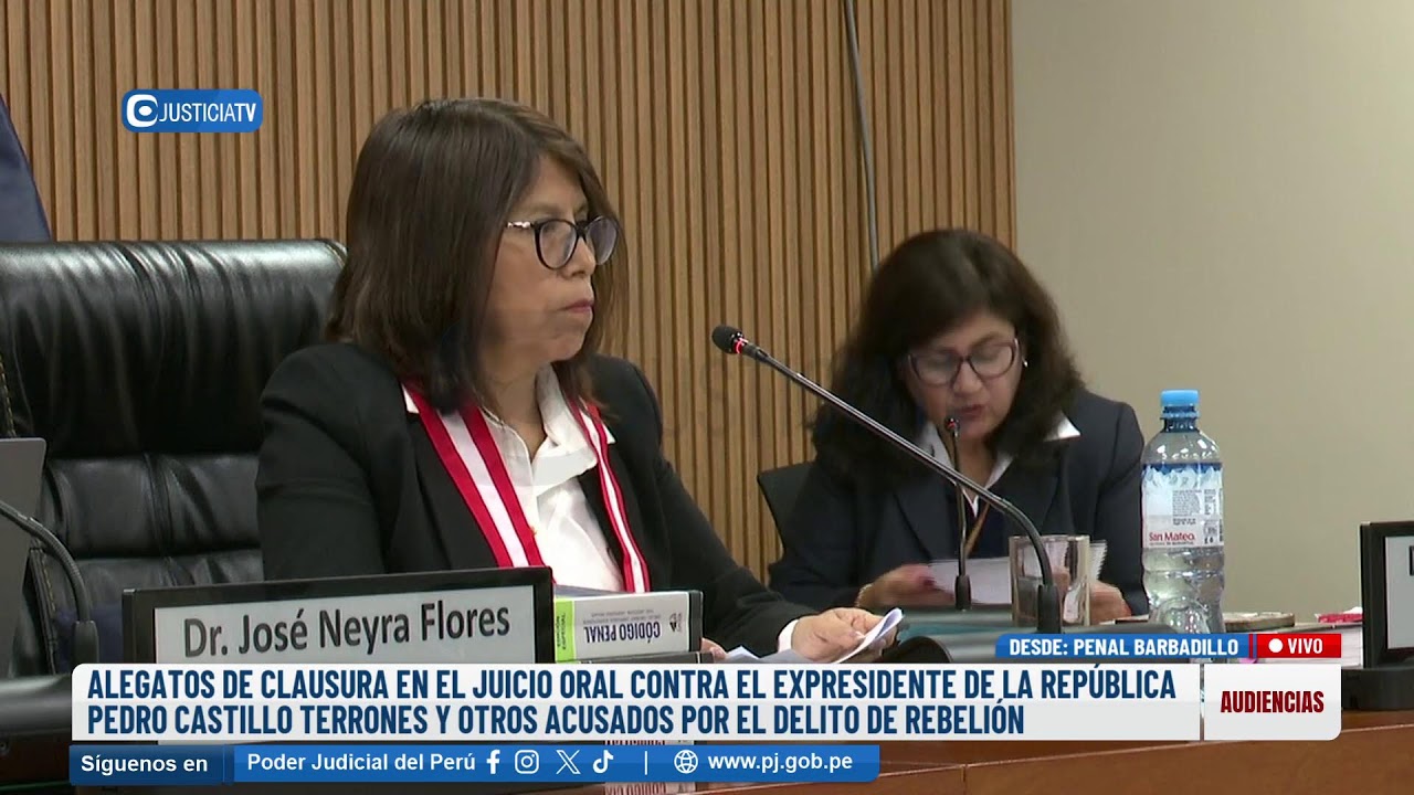 🔴#EnVivo | ALEGATOS DE CLAUSURA EN EL JUICIO ORAL CONTRA  PEDRO CASTILLO TERRONES Y OTROS