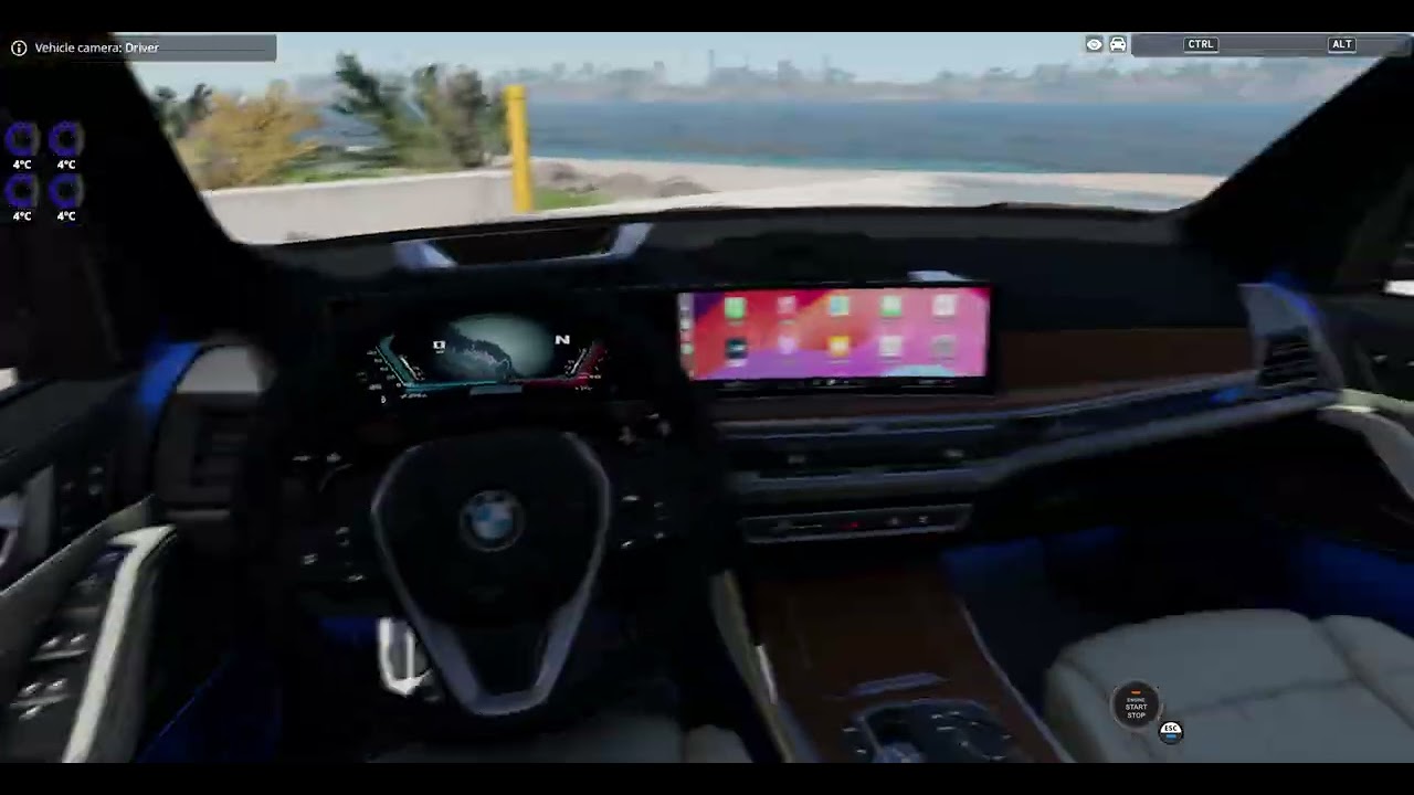 BeamNG POV drive in BMW X5M  F59