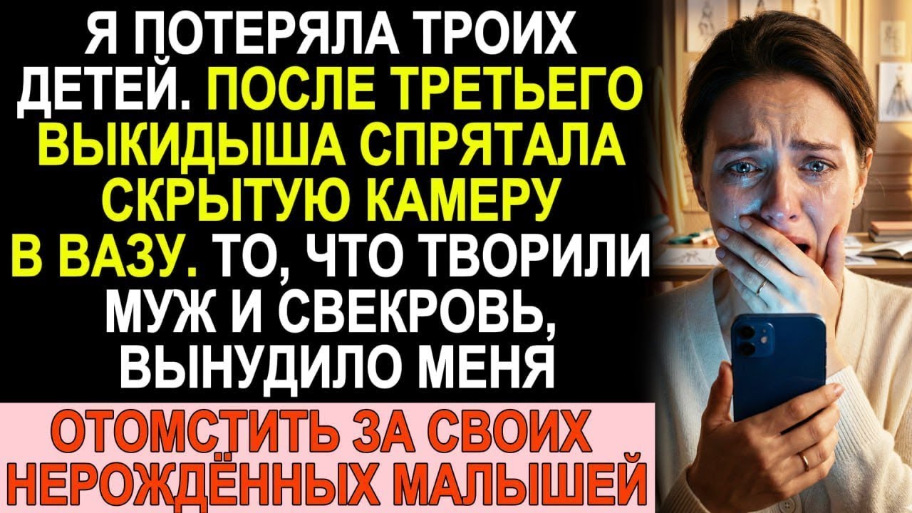 После третьего выкидыша я спрятала камеру в вазу  Увиденное заставило меня действовать