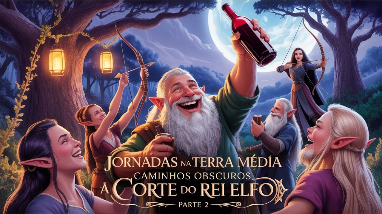FARRA ÉLFICA!! JORNADAS NA TERRA MÉDIA - CAMINHOS OBSCUROS - A CORTE DO REI ELFO (PARTE 2)!