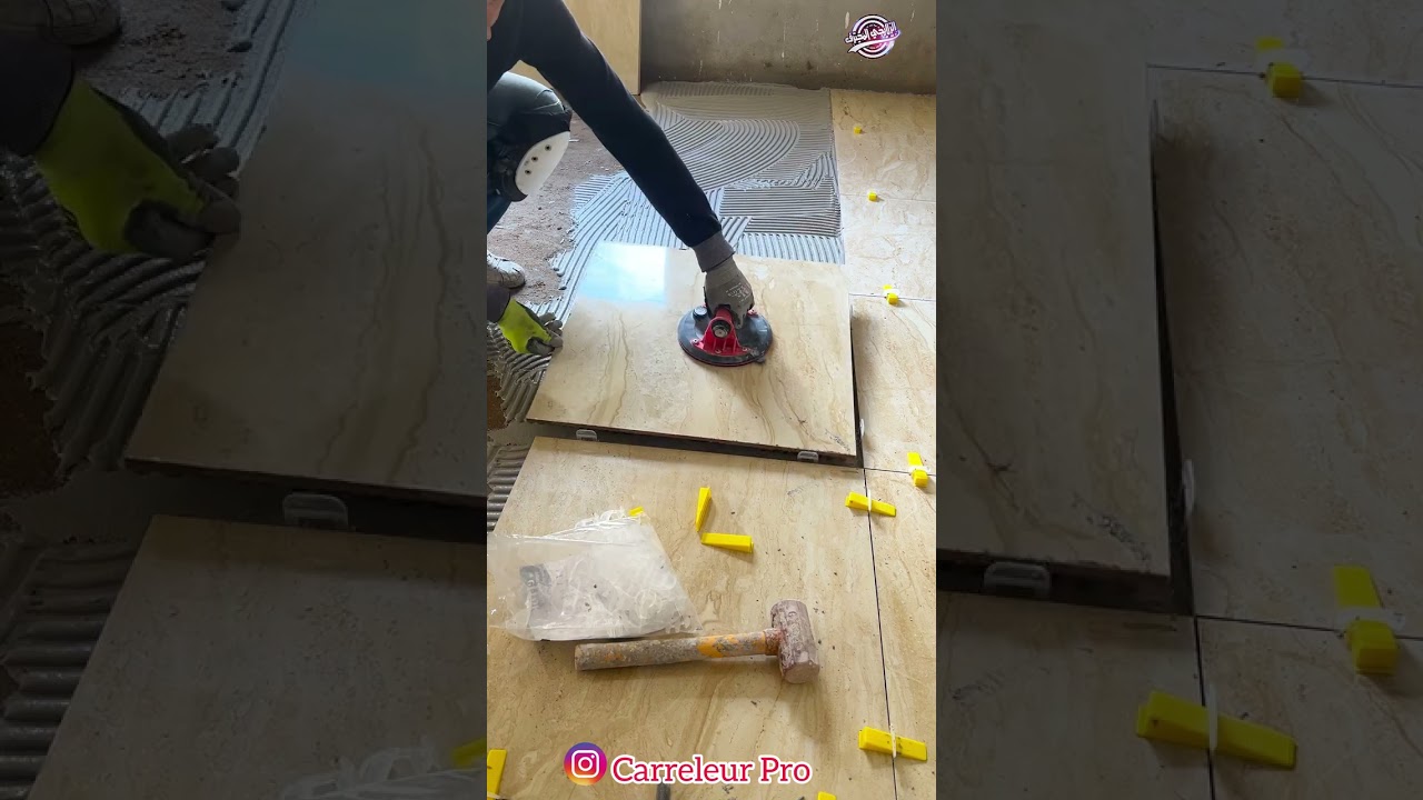 هذه الطريقة الصحيحة لتركيب بلاط السيراميك الاسباني بأحتراف  